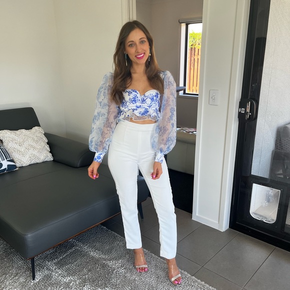 ASOS Tops - ASOS crop top in floral print Size 8B